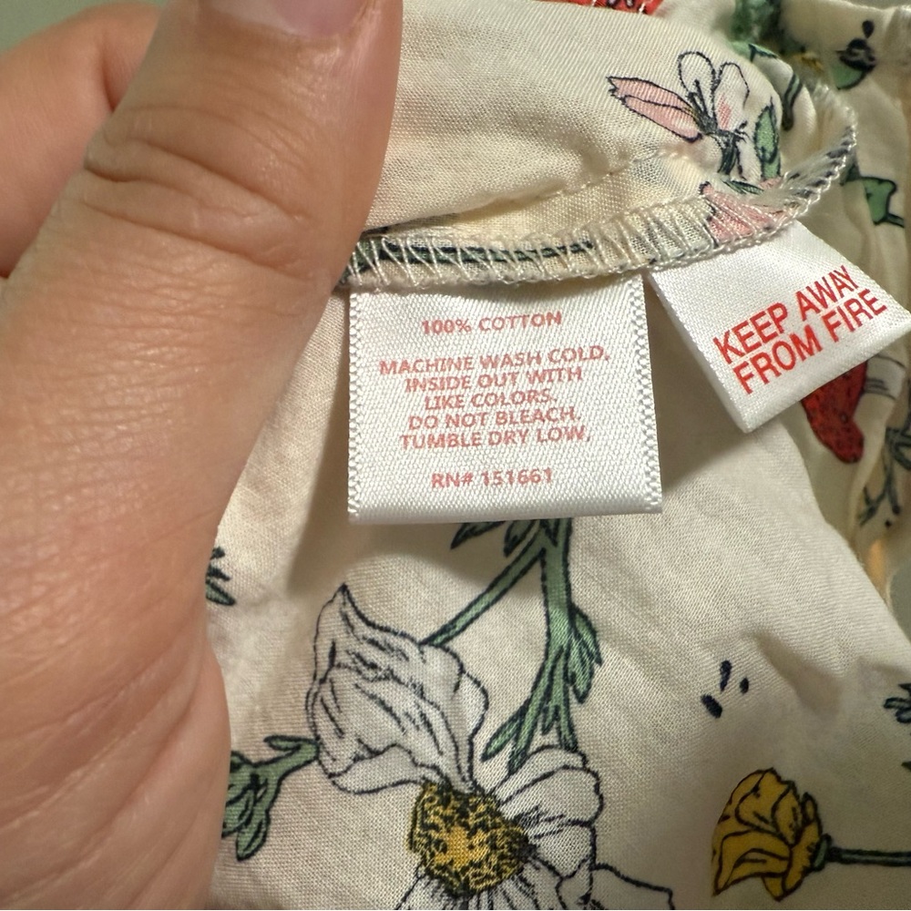 Ban.do Floral Botanical Print Button Front Shirt Women’s XL - Picture 4 of 5